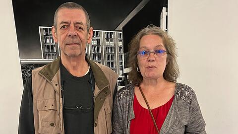 Vor der Verhandlung: Ernst R. und seine Lebensgefährtin Ramona K. kämpfen vor Gericht um ihre Wohnung.