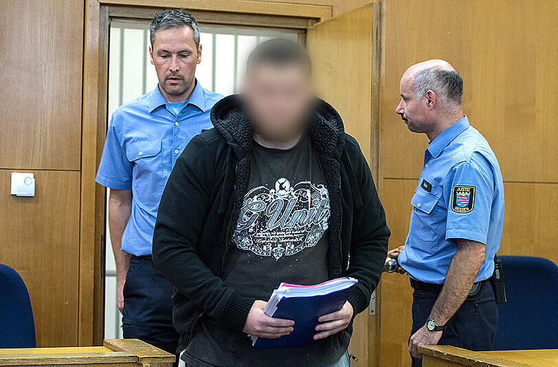 Der Angeklagte Kreshnik B. im Frankfurter Oberlandgericht. Am Freitag soll gegen ihn das Urteil gesprochen werden.