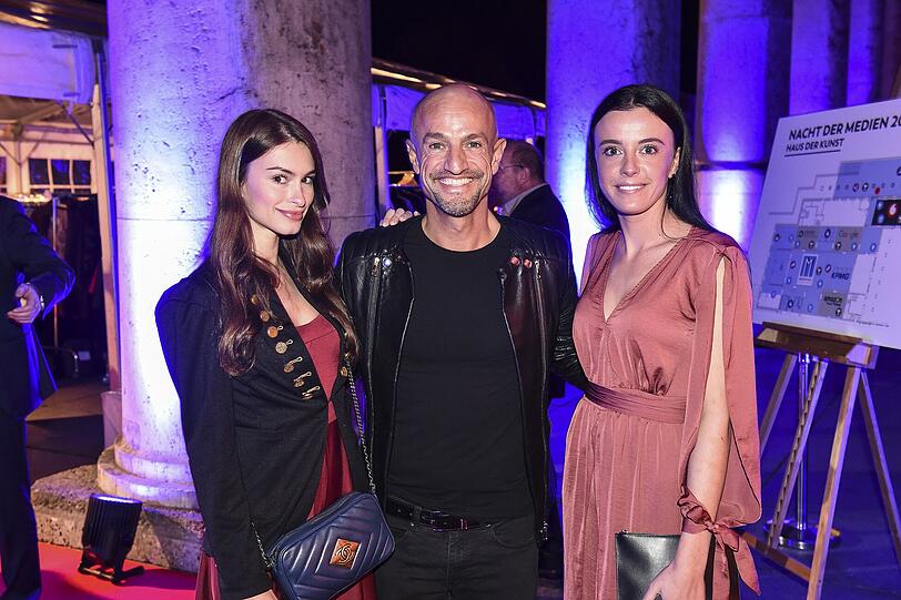 Carry Gordeev, Peyman Amin und Cara Marchisella