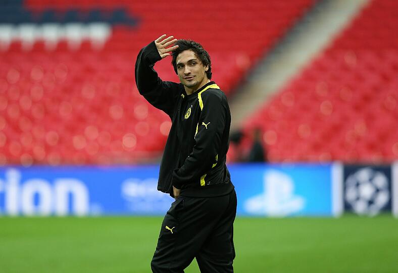 Nach der PK haben auch die Spieler des BVB ihr letzes Training vor dem großen Finale absolviert. Die Bilder