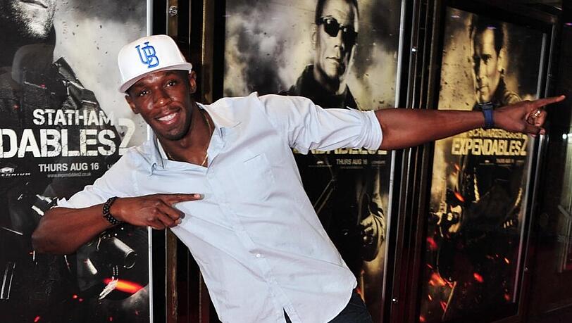 Usain Bolt auf der Premiere von "Expendables 2" Usain Bolt auf der Premiere von "Expendables 2"