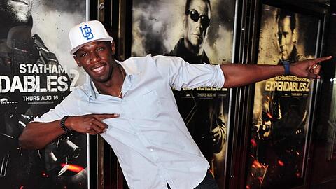 Usain Bolt auf der Premiere von "Expendables 2"