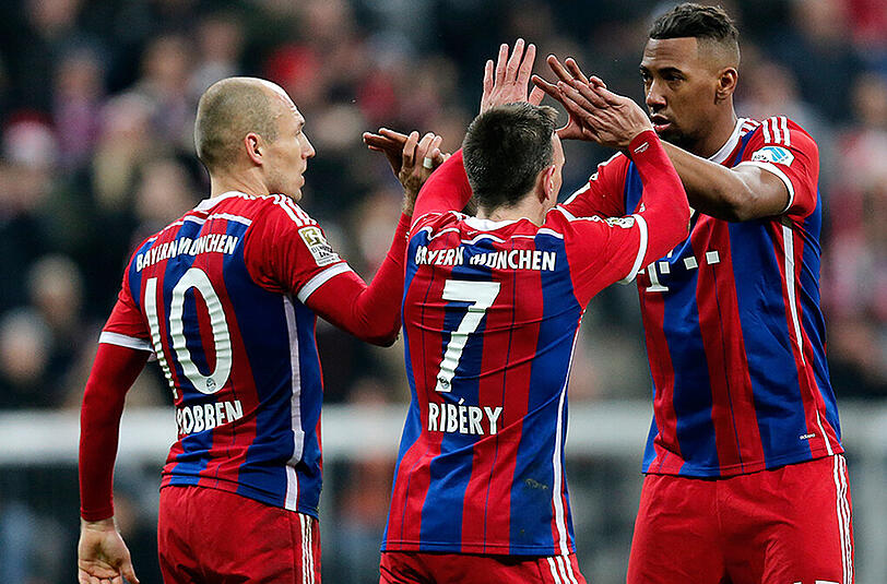 Ob das Superstar-Trio Robben, Ribery und Boateng am Samstag gemeinsam gegen den BVB auflaufen kann, ist noch unklar.