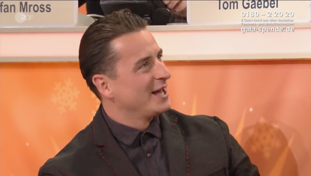 Sammelt gerne Spenden und spendet gern: Andreas Gabalier. Sammelt gerne Spenden und spendet gern: Andreas Gabalier.