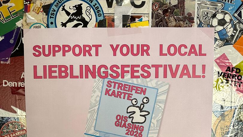 Erstmals beim OisGiasing! Die Streifenkarte, deren gesamter Erl&ouml;s dem Festival gespendet wird.