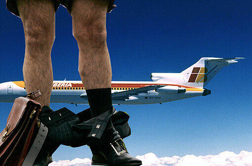 Ein Mann hat sich während eines Flugs nach München in einer Iberia-Maschine ausgezogen. Da kehrte der Pilot einfach um.