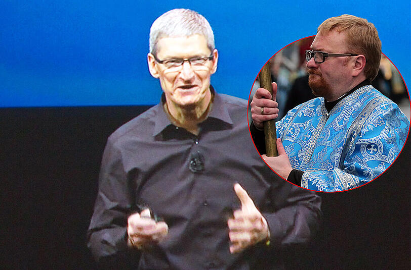 Witaly Milonov verlangt ein lebenslanges Einreiseverbot für Tim Cook