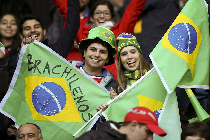 Die verrückten Bilder der Fans bei der Copa America 2015.