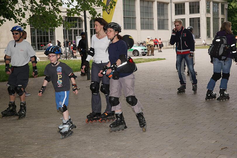 Sportlich: Der Saison-Auftakt der AOK-Blade-Night.