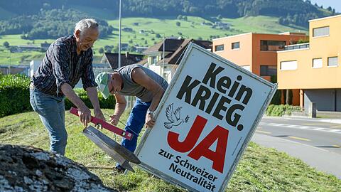 Schweiz: Neutralit&auml;tsinitiative scheitert bei einer Volksabstimmung. (Archivbild)