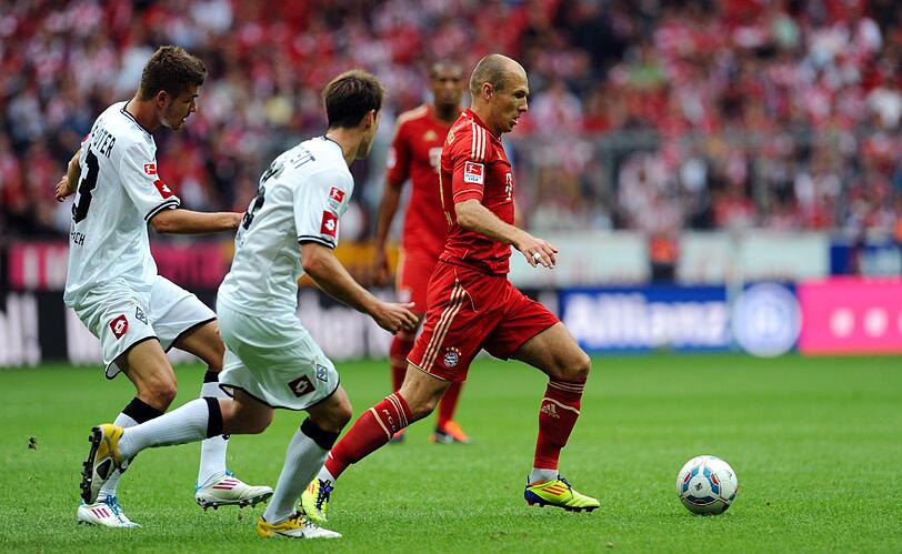 Bundesliga-Auftakt daheim für die Bayern: Die besten Bilder vom Spiel gegen Gladbach.