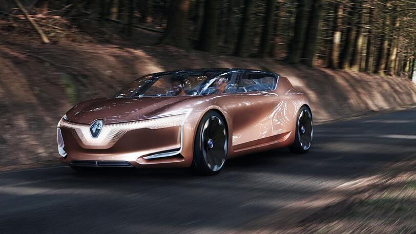 Ein Blick in die weite Zukunft - und doch sofort als Renault zu erkennen: die Studie Symbioz.