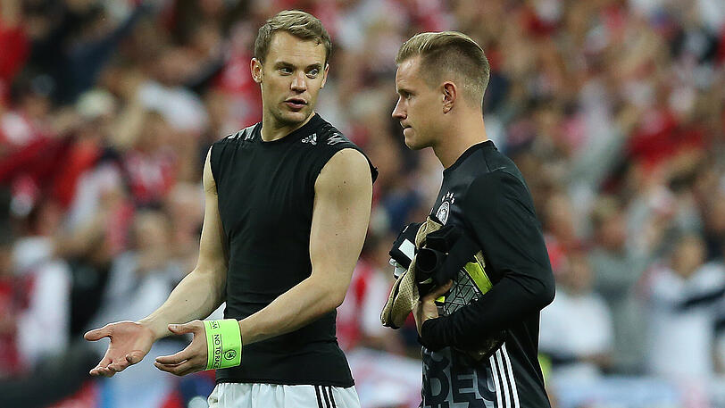 Die deutsche Nummer eins und ihr Kronprinz: Bayern-Torwart Manuel Neuer (links) und Marc-André ter Stegen.