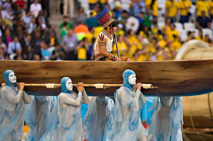 Die schönsten Emotionen von der WM-Erföffnungsfeier in Sao Paulo.