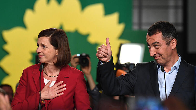 Zufrieden: Katrin Göring-Eckardt und Cem Özdemir.
