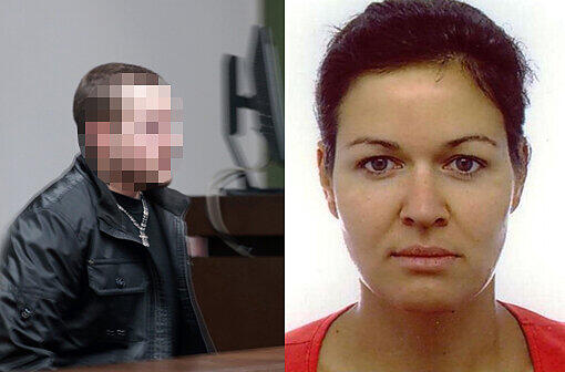 Marco F. vor Gericht: Er soll Katrin Michalk mit 18 Messerstichen getötet haben.