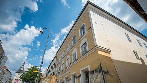 Das Geburtshaus von Adolf Hitler in Braunau am Inn.