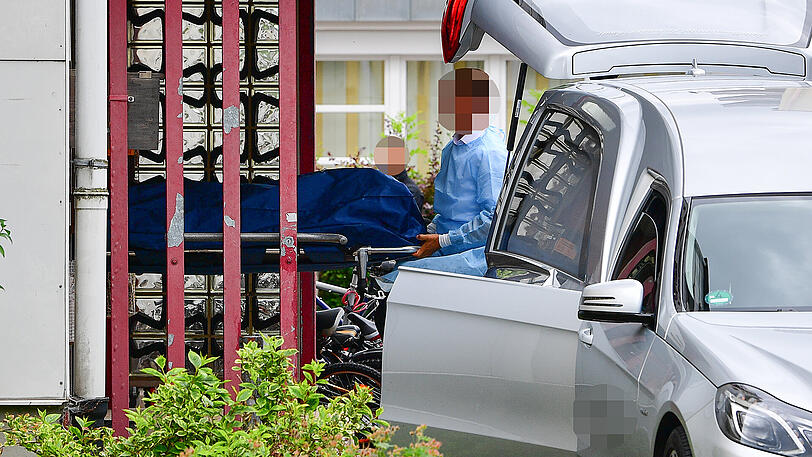 Weitere Bilder vom Tatort in Gunzenhausen.