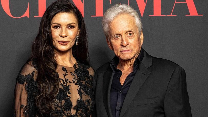 Michael Douglas und Ehefrau Catherine Zeta-Jones Ende vergangenen Jahres bei einem Event.