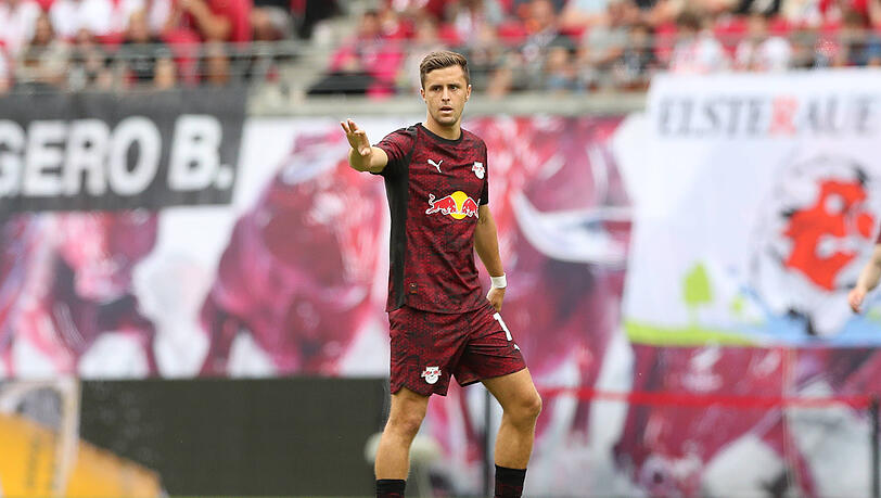 Christoph Baumgartner trifft am Freitag mit RB Leipzig auf den FC Bayern. Christoph Baumgartner trifft am Freitag mit RB Leipzig auf den FC Bayern.