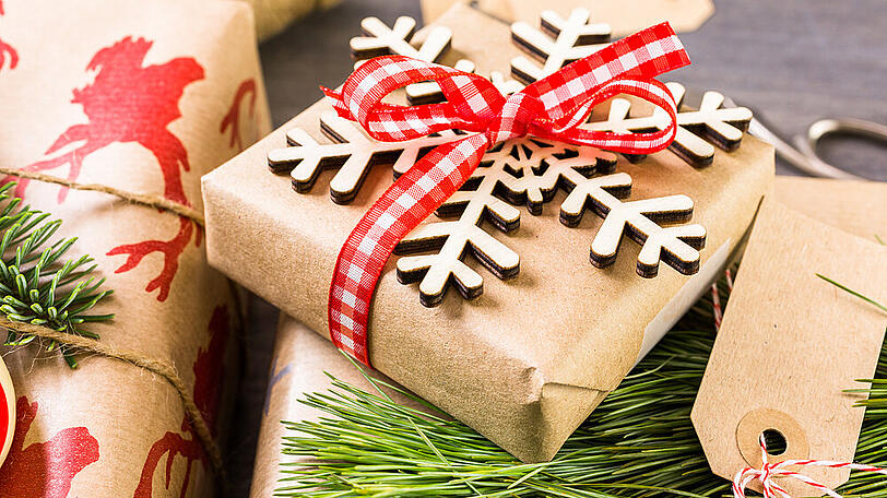Weihnachtsgeschenke müssen nicht für Unmengen an Müll sorgen