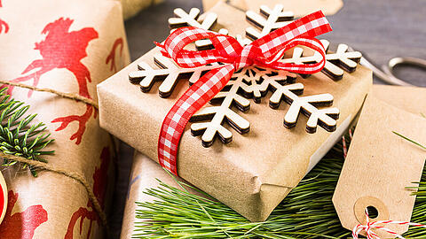 Weihnachtsgeschenke müssen nicht für Unmengen an Müll sorgen