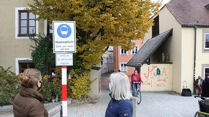 Wie geht's mit der Maske in der Innenstadt weiter?