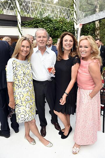 Sybille Beckenbauer, Freifrau Uschi Dämmrich von Luttitz mit Mann Eckart, Marian Schulz