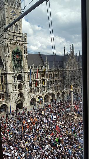 Riesen-Auflauf bei der "noPAG"-Demo in München. Klicken Sie sich durch die Bilder.