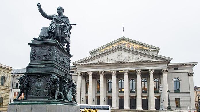 Nationaltheater und Staatsoper in München.