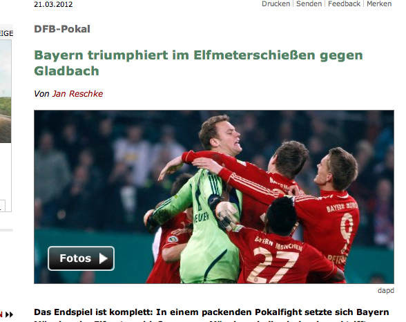 DFB-Pokal: Bayern im Halbfinale: Die Pressestimmen - FC Bayern - Abendzeitung München
