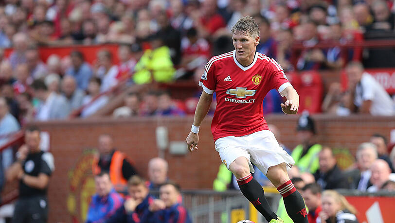 Bastian Schweinsteiger stand erstmals bei einem Premier-League-Match von Manchester United in der Startaufstellung.