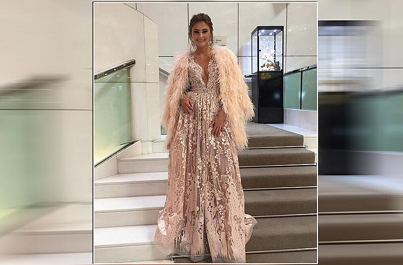 Auch GNTM-Gewinnerin Stefanie Giesinger ist auf der "amfAR"-Gala in Cannes.