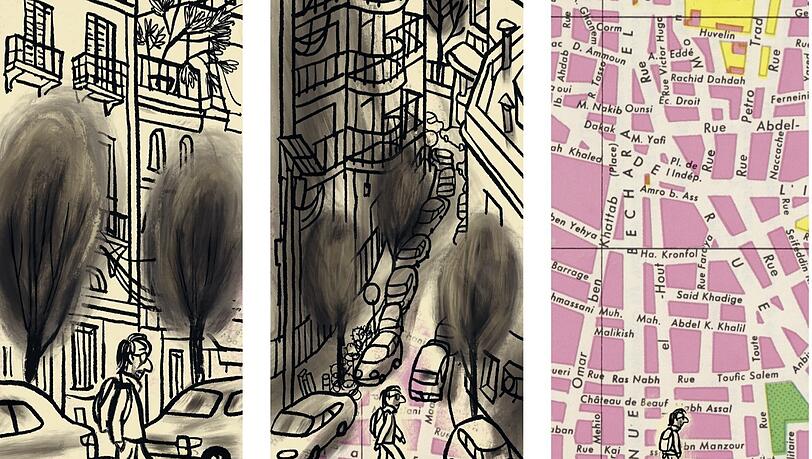 Der Comiczeichner Charles Berberian wirft einen liebevollen Blick auf die Stadt seiner Kindheit. Bis zum Beginn des Bürgerkriegs 1975 hat er bei seiner Großmutter in Beirut gelebt. Der Comiczeichner Charles Berberian wirft einen liebevollen Blick auf die Stadt seiner Kindheit. Bis zum Beginn des Bürgerkriegs 1975 hat er bei seiner Großmutter in Beirut gelebt.