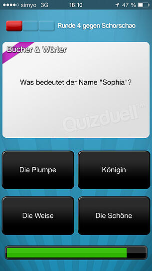 Die Antwort ist: Die Weise