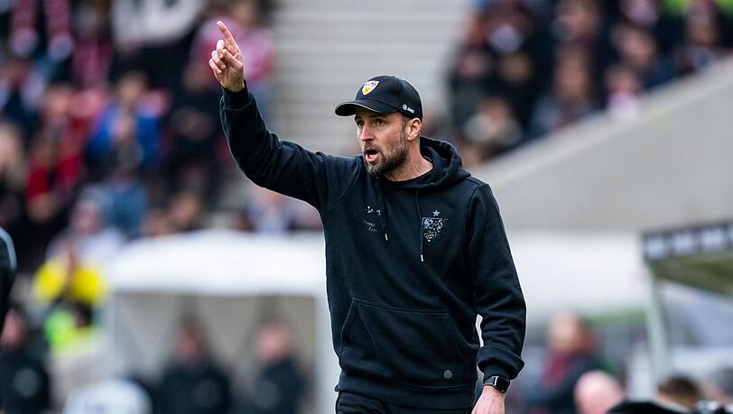 Blieb auch im dritten Pflichtspiel mit dem VfB ungeschlagen: Stuttgarts neuer Trainer Sebastian Hoeneß.
