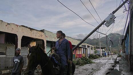 Nicht nur auf Kuba verursachte "Melissa" erhebliche Schäden.