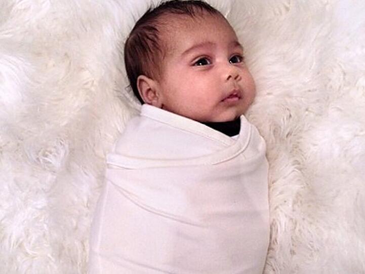 Von Mutter Kim Kardashian vermisst: Baby North