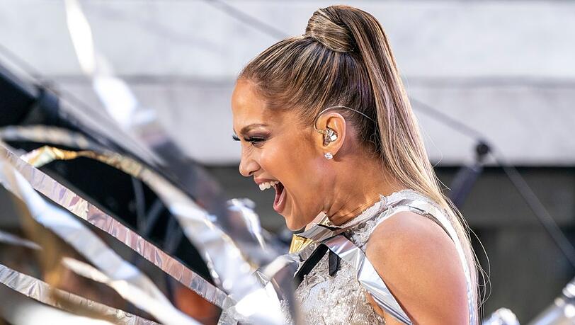 Jennifer Lopez bei einem Auftritt.