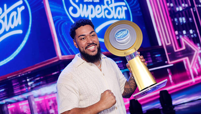 Der strahlende Gewinner: Sem Eisinger nach seinem DSDS-Sieg 2023. Der strahlende Gewinner: Sem Eisinger nach seinem DSDS-Sieg 2023.