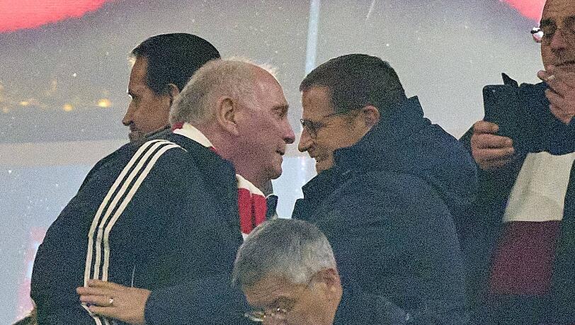 Nicht immer einig: Uli Hoeneß (l.) und Max Eberl. Nicht immer einig: Uli Hoeneß (l.) und Max Eberl.