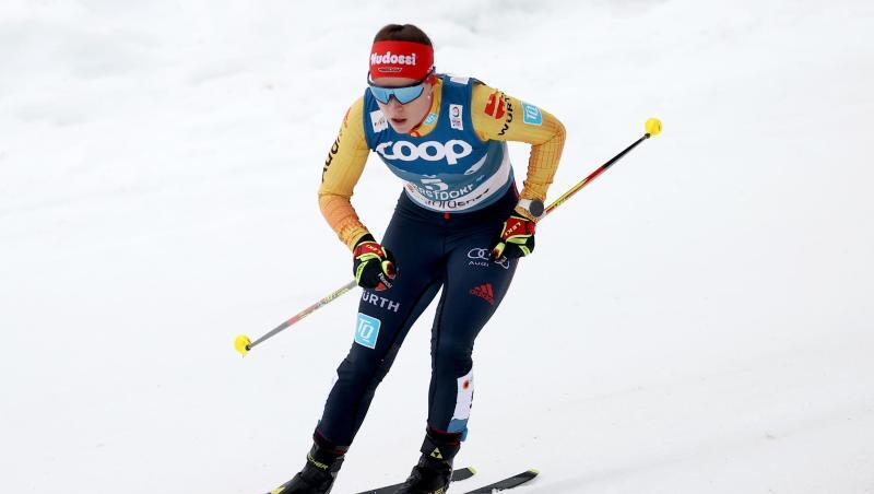 Katharina Hennig aus Deutschland in Aktion.