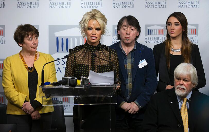 Setzt sich für den Tierschutz ein: Schauspielerin Pamela Anderson.