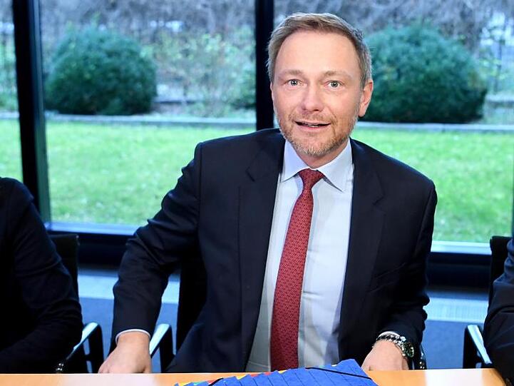 Nicht sein angenehmster Termin: FDP-Chef Christian Lindner vor der Sitzung des Bundesvorstands.