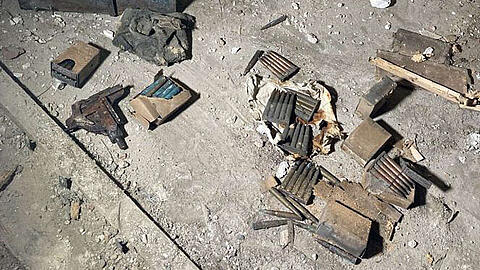 Teile der gefundenen Munition.