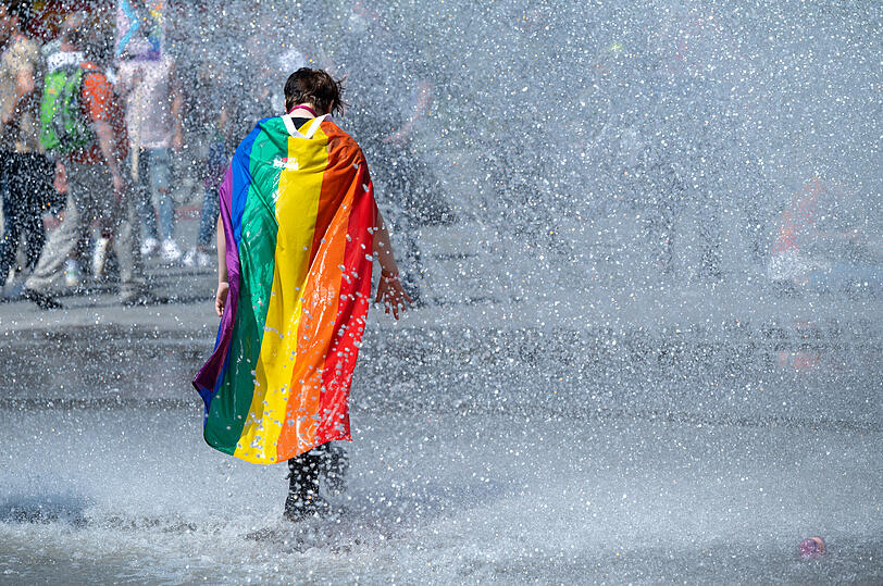 Aufgrund der Corona-Pandemie wurde die große CSD-Parade auch in diesem Jahr abgesagt.