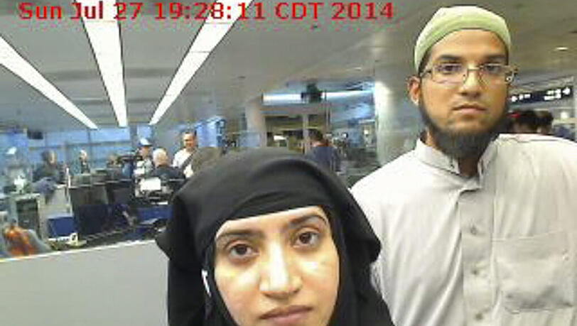 Das Terror-Paar von San Bernardino. Wie jetzt herauskam, hatten sie wohl Hilfe von einem ehemaligen Nachbarn. Das Terror-Paar von San Bernardino. Wie jetzt herauskam, hatten sie wohl Hilfe von einem ehemaligen Nachbarn.