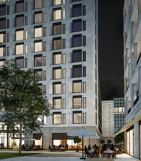 So soll das neue Quartier "Schwabinger Tor" aussehen. In dieser Architektur soll ein kreatives Umfeld entstehen, versprechen die Macher des Projekts.
