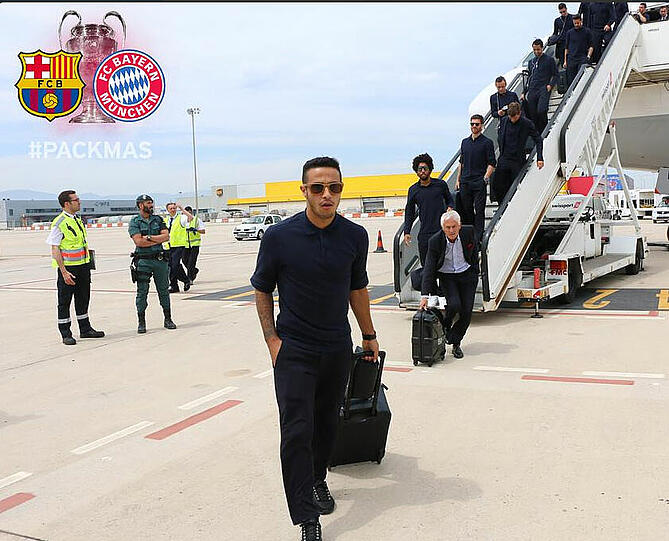 Der FC Bayern reist zum Champions-League-Halbfinale nach Barcelona - Ankunft in Spanien!