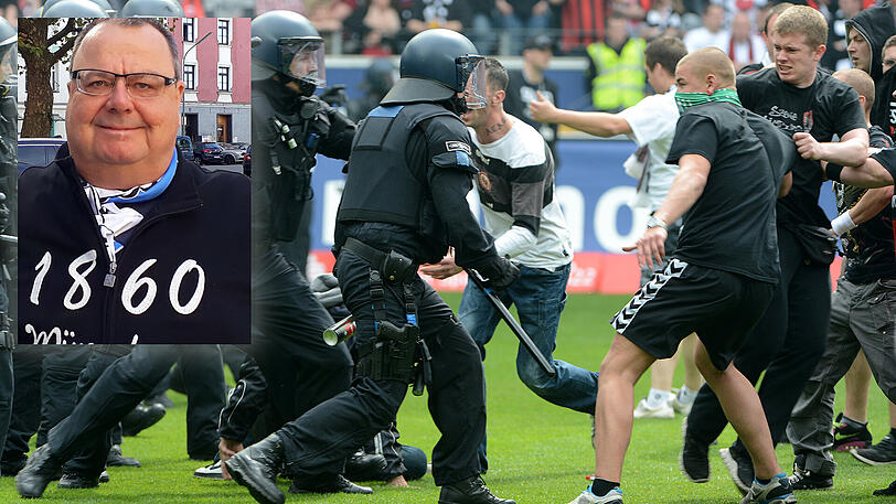Die Spezialeinheit USK wird 30: Sie wird eingesetzt, wenn Ausschreitungen zu erwarten sind. Herbert Schröger war bei einer Ausschreitung dabei - 2007, als es zu Gewalt gegen Löwen-Fans kam.